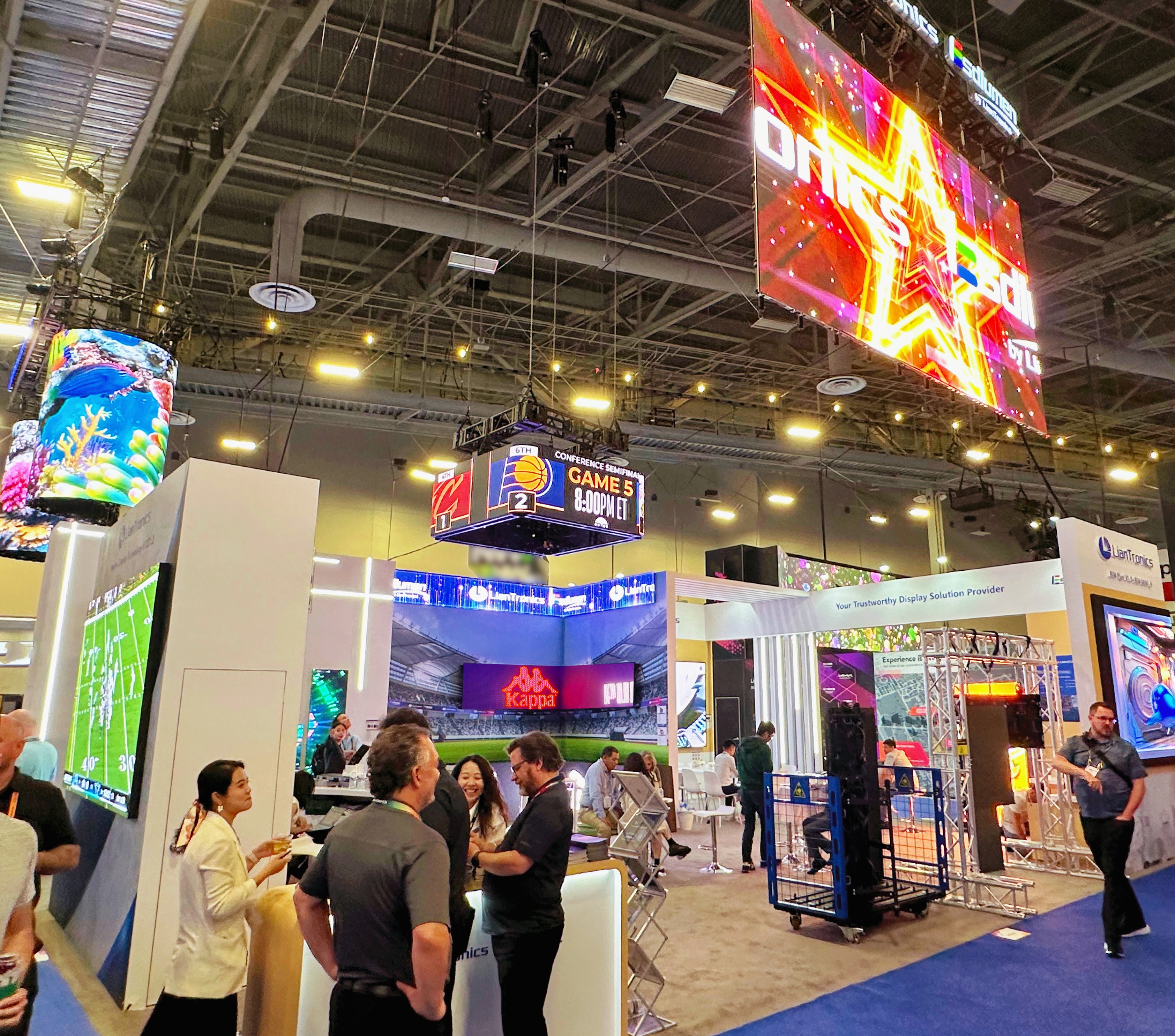 視覺(jué)盛宴！聯(lián)建光電亮相2024美國(guó)InfoComm展會(huì)，多場(chǎng)景方案吸睛無(wú)數(shù)！
